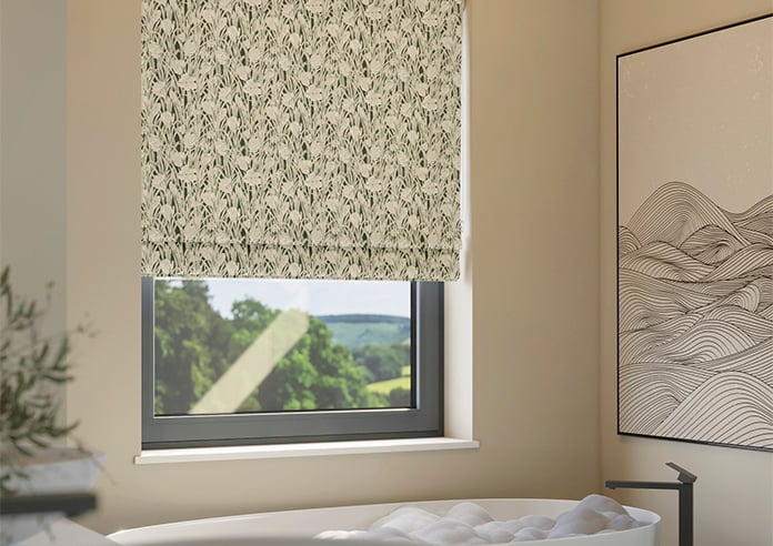 Emily Bond Crocus, Green - Roman Blind - Image 5